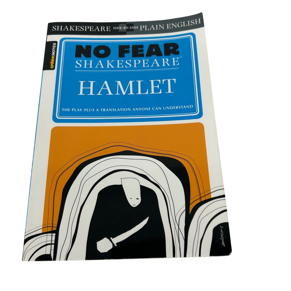 SparkNotes No Fear Shakespeare Hamlet Side-by-Side Plain English Paperback
